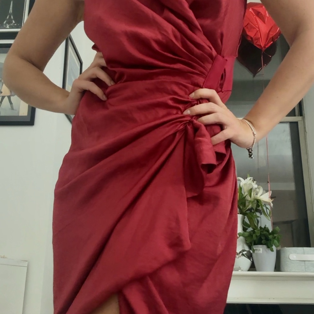Elegant Red Women's Dress
